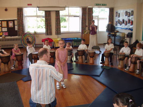 School Drumming Circle